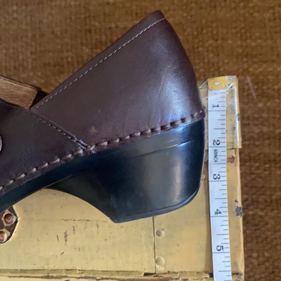 DANSKO LEATHER BOHO MEDICAL CLOG NURSE SHOE 41 10 - Picture 9 of 16